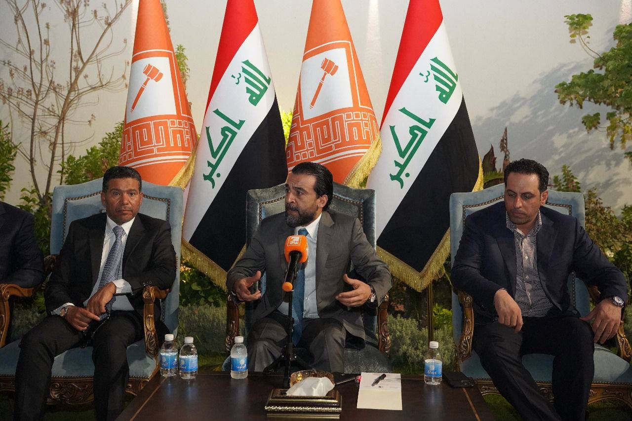 الضاري يلتقي مرشحي تحالف تقدم الوطني في بغداد بحضور رئيس التحالف محمد الحلبوسي