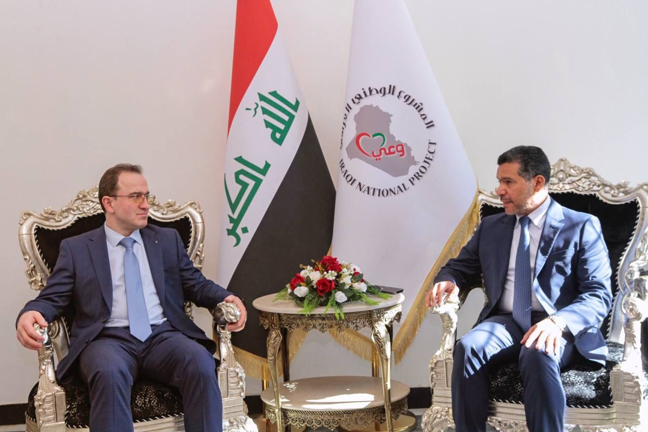 الضاري يستقبل السفير الروسي لدى العراق ويؤكدان على أهمية توسيع العلاقة الثنائية بين البلدين