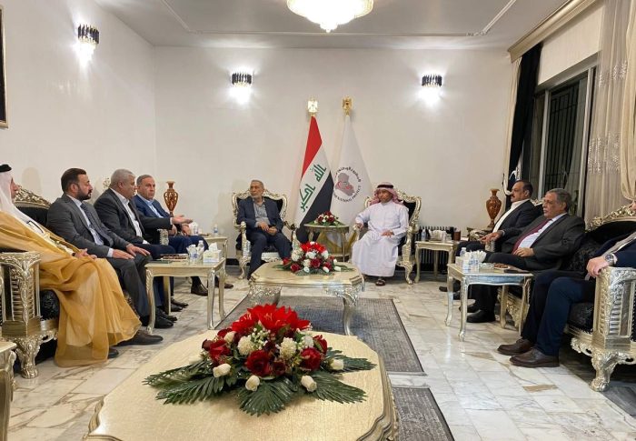 الشيخ جمال الضاري يستقبل قادة كتلة الصدارة