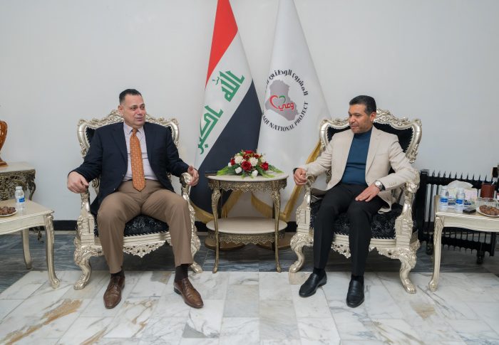 الضاري يستقبل قادة وأعضاء حزب أمارجي الليبرالي ويشدد على أهمية دعم شعار الأمة العراقية التي تجمع العراقيين تحت خيمة البلد الواحد