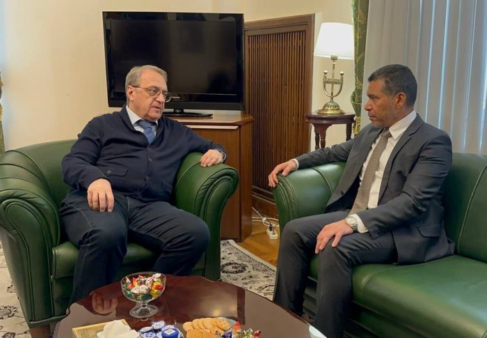 الضاري وبوغدانوف يؤكدان أهمية الحوار لإنهاء الخلافات والصراعات للوصول إلى إستقرار مستدام
