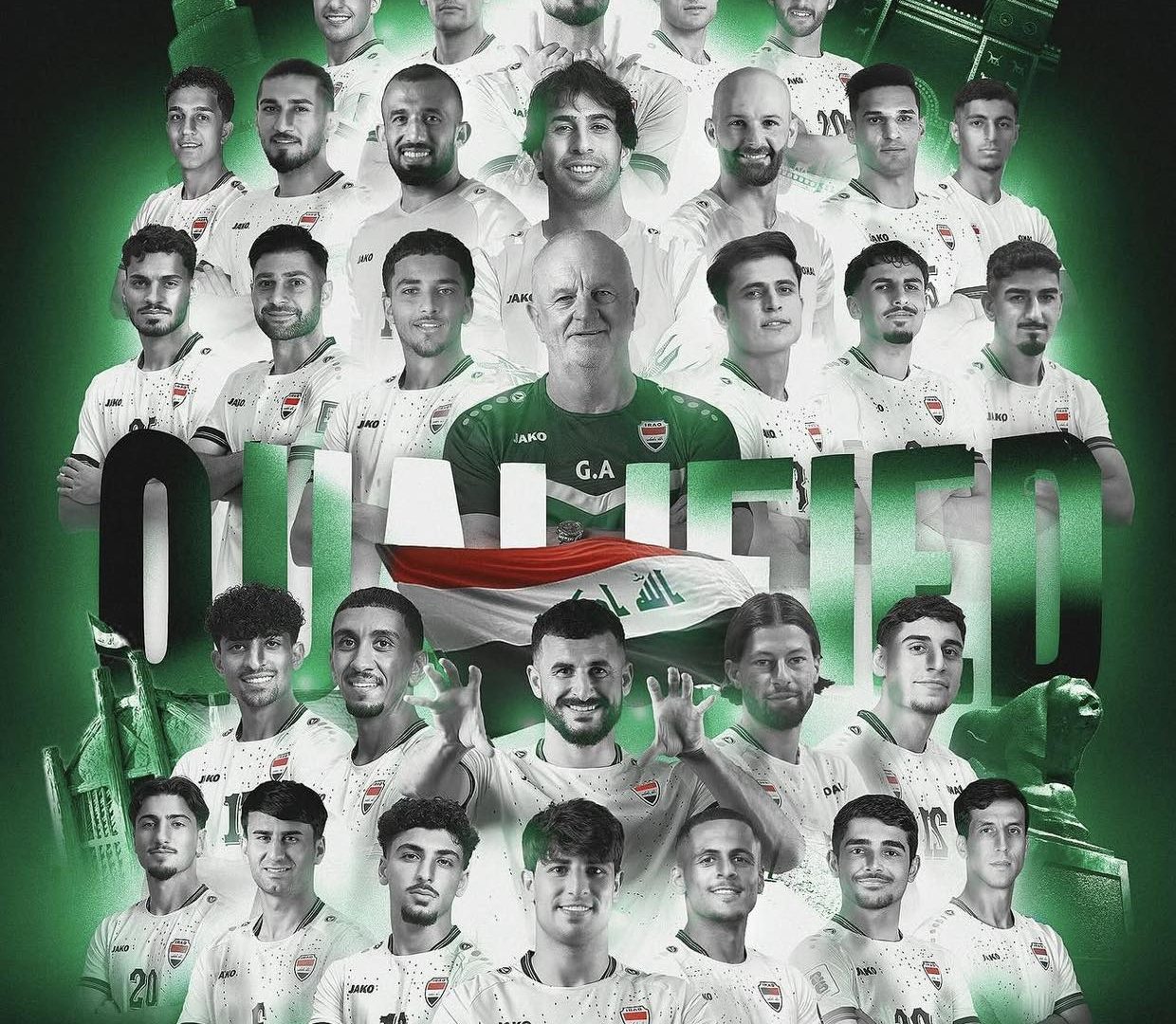 الضاري مهنئاً بتأهل المنتخب العراقي لكأس العالم: محطة مشرفة تُضاف إلى سجل الرياضة العراقية الحافل بالإنجازات